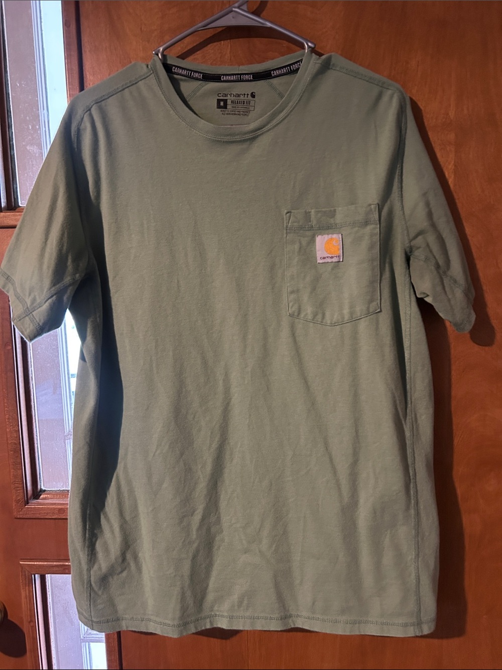 Carhartt Short Sleeve Pocket Tee in Green